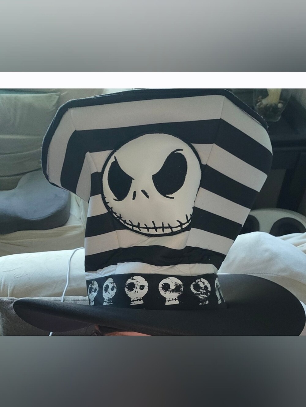 Nightmare Before Christmas top hat #goth #punk #alternative